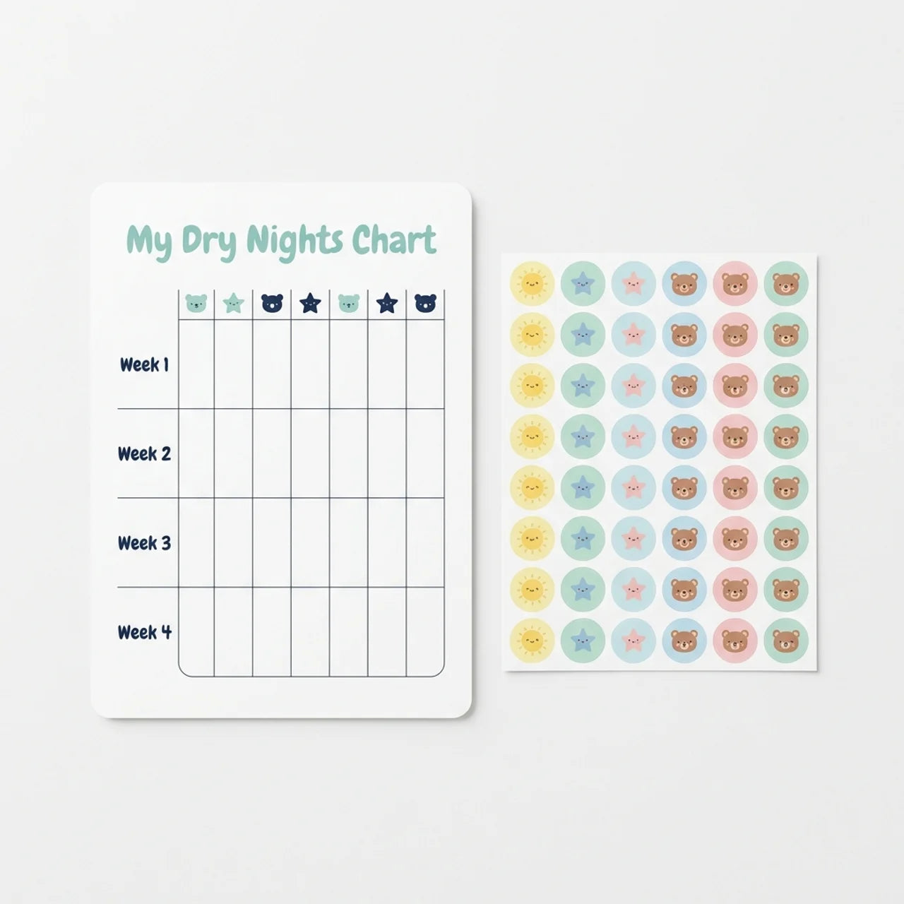 Progress Chart and Reward Sticker Sheet
