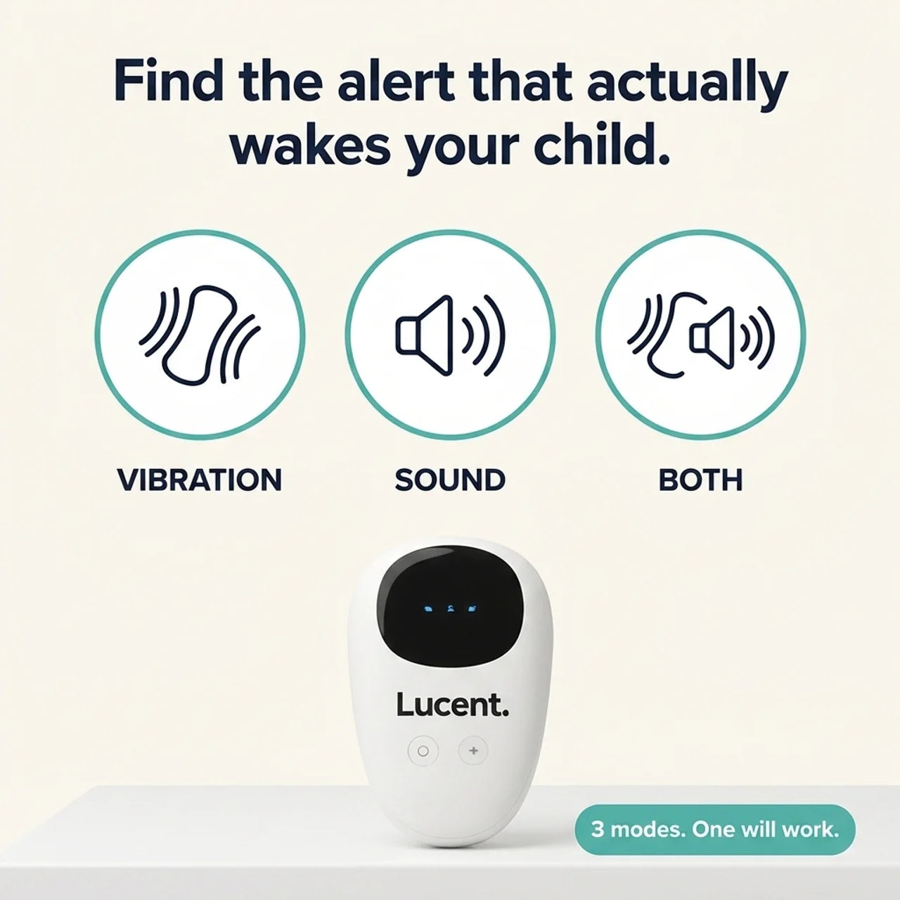 Lucent™ Wireless Bedwetting Alarm